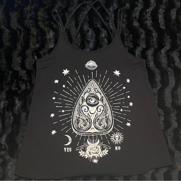 Hot Topic witchy planchette tank top - Picture 3 of 3